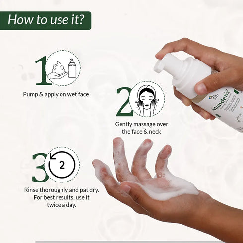 Fixderma Skincare Mandefix Foaming Face Cleanser